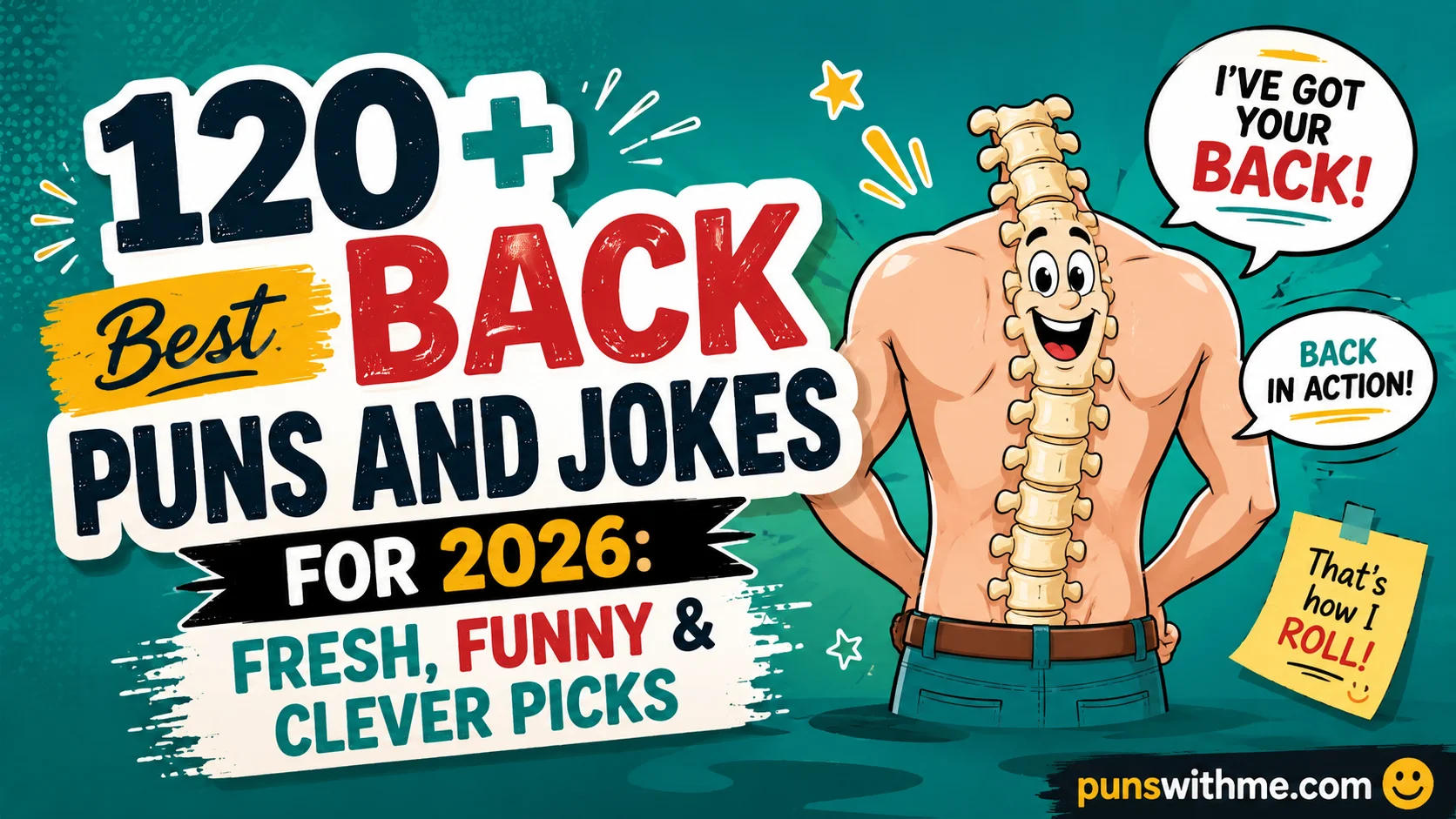 Best Back Puns and Jokes for: Fresh, Funny & Clever Picks