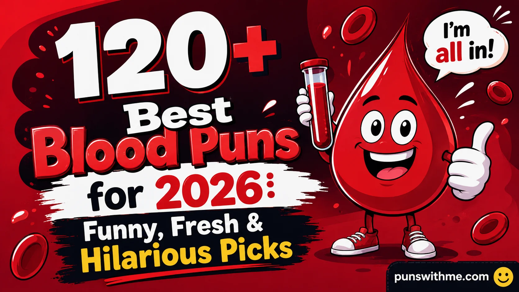Best Blood Puns for 2026: Funny, Fresh & Hilarious Picks