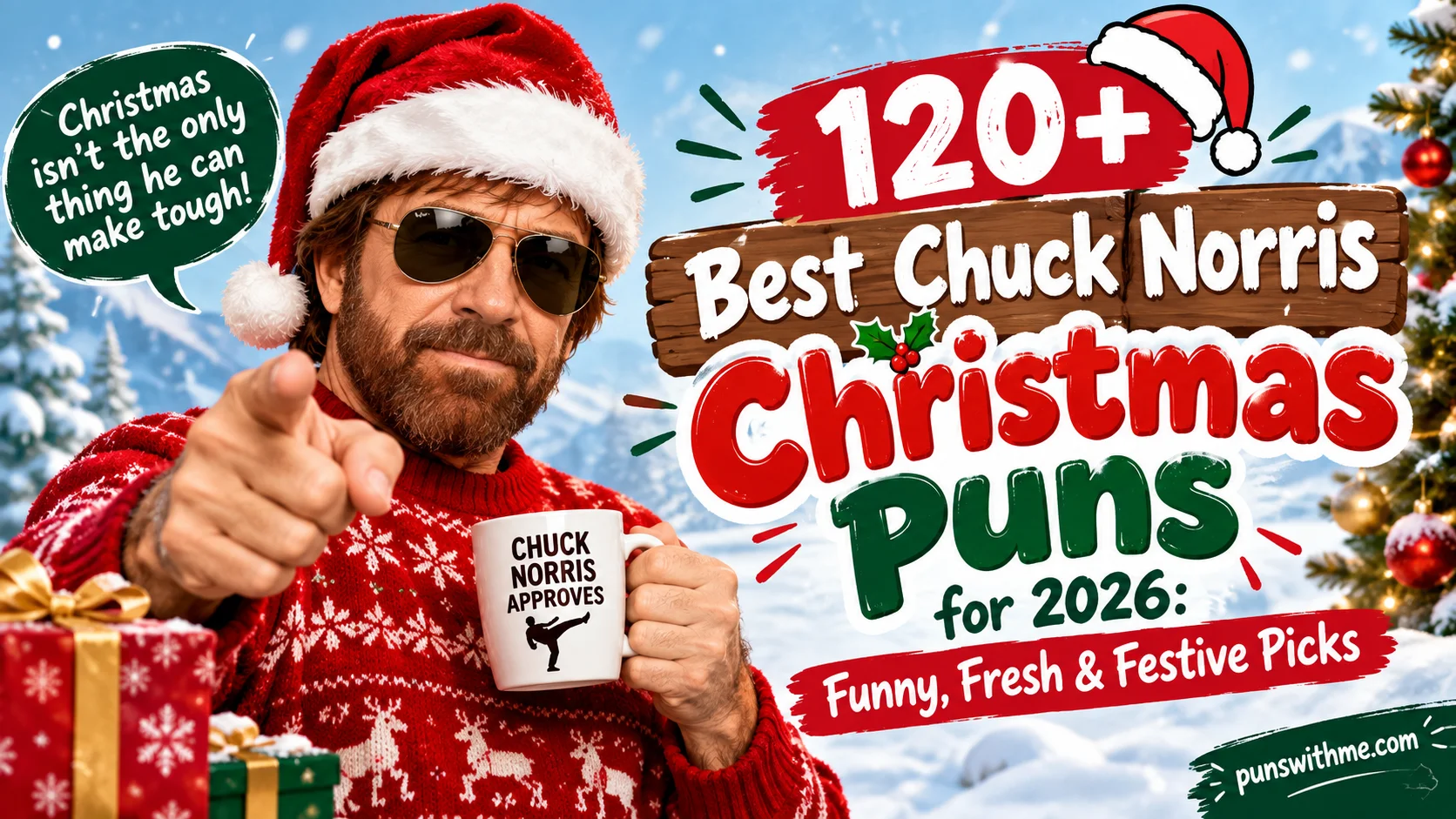 Best Chuck Norris Christmas Puns for 2026: Funny, Fresh & Festive Picks