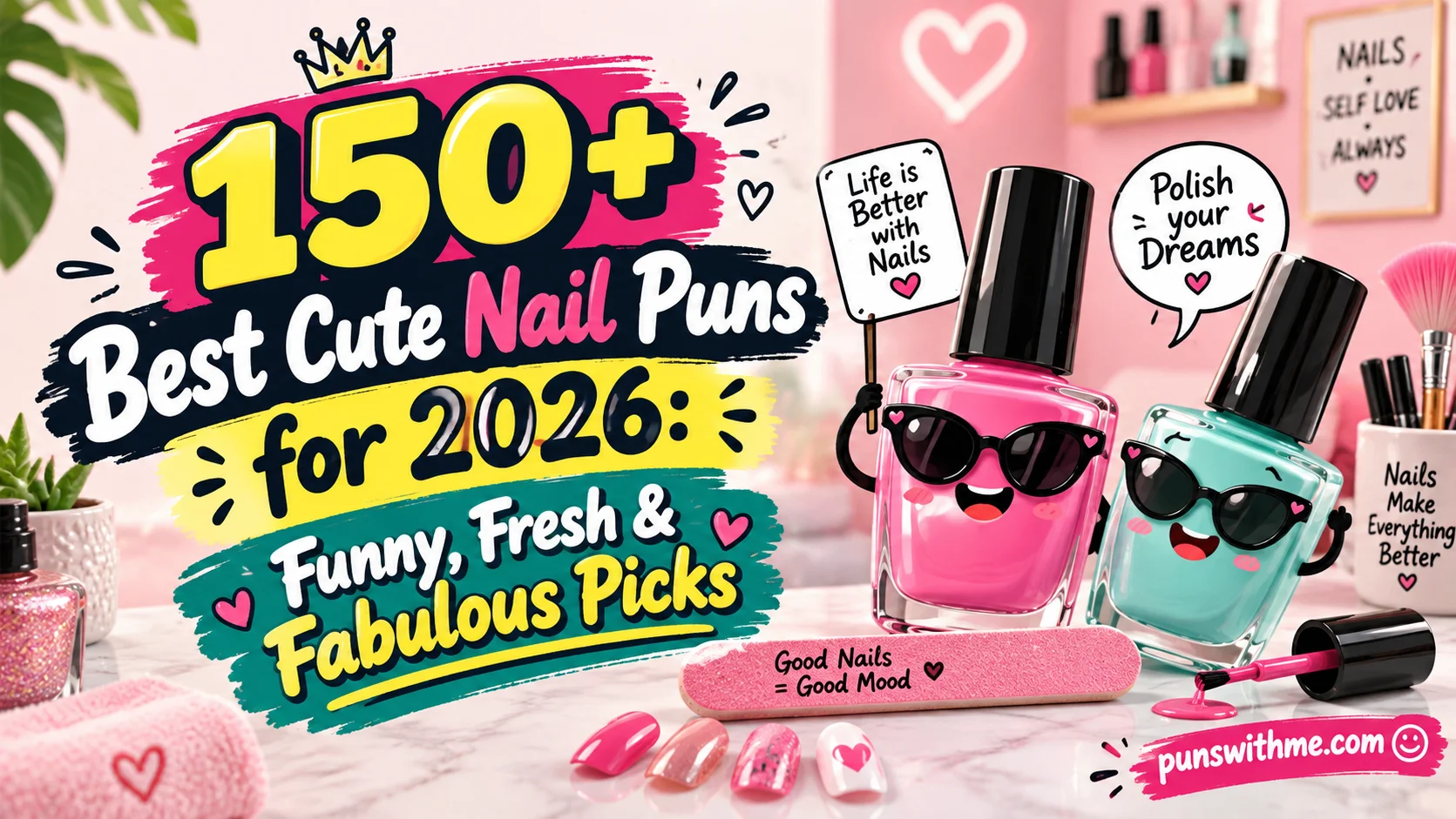 Best Cute Nail Puns for 2026: Funny, Fresh & Fabulous Picks