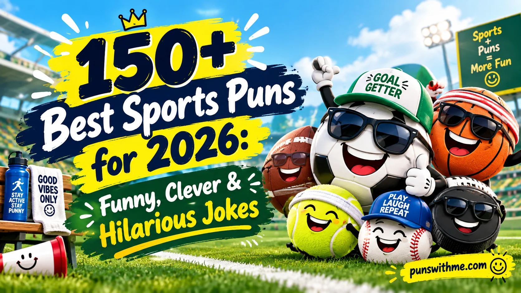 Best Sports Puns for 2026: Funny, Clever & Hilarious Jokes
