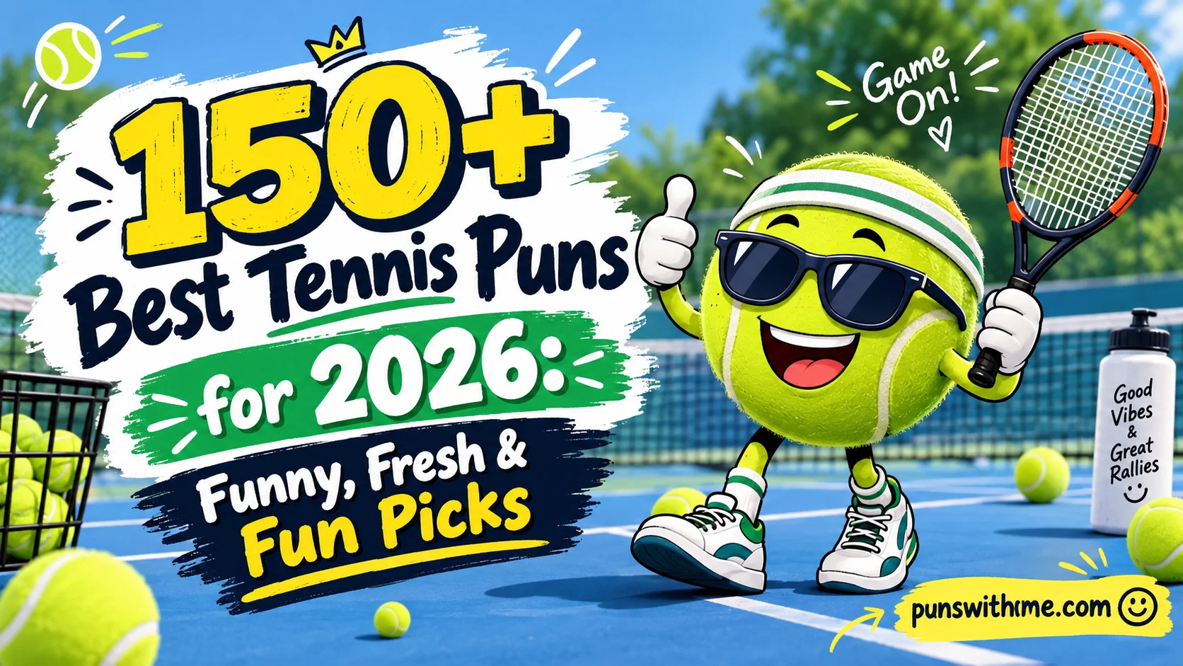 Best Tennis Puns for 2026: Funny, Fresh & Fun Picks
