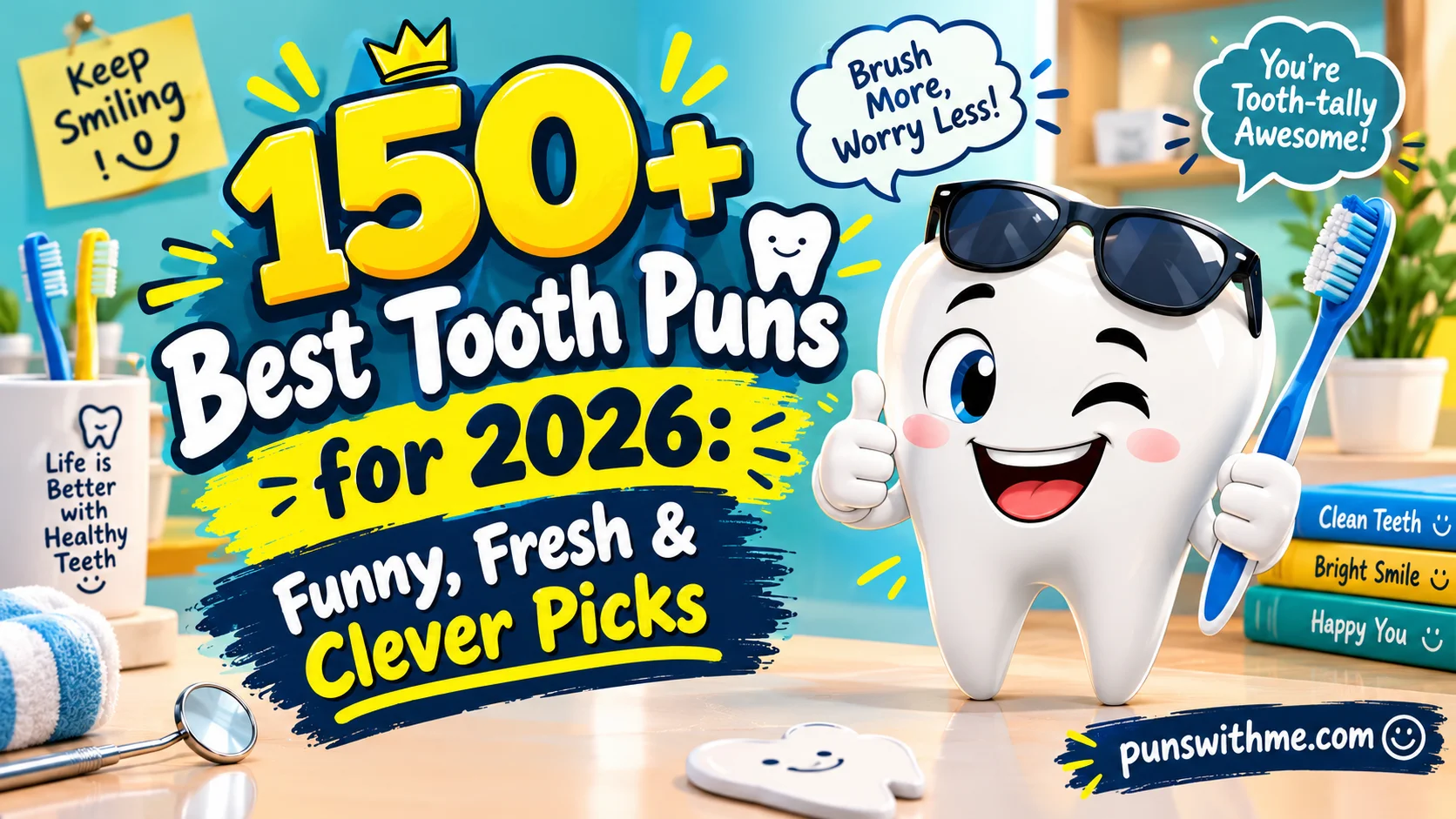 Best Tooth Puns for 2026: Funny, Fresh & Clever Picks