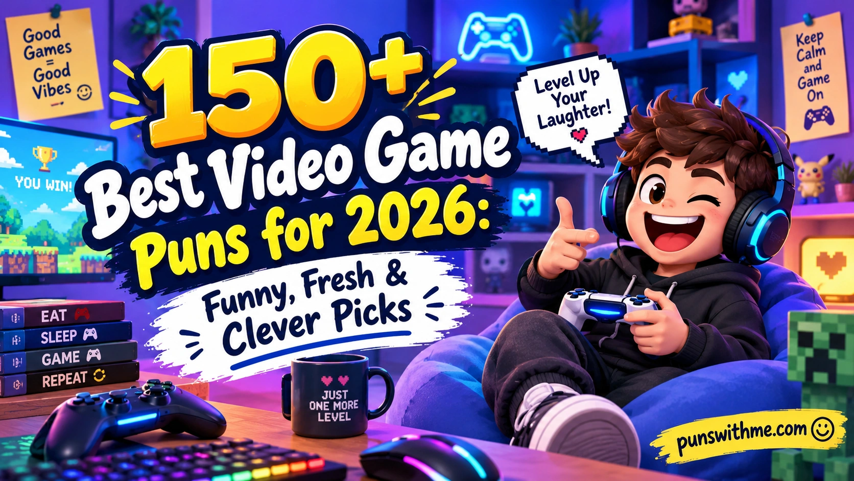 Best Video Game Puns for 2026: Funny, Fresh & Clever Picks