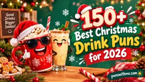 150+ Best Christmas Drink Puns for 2026