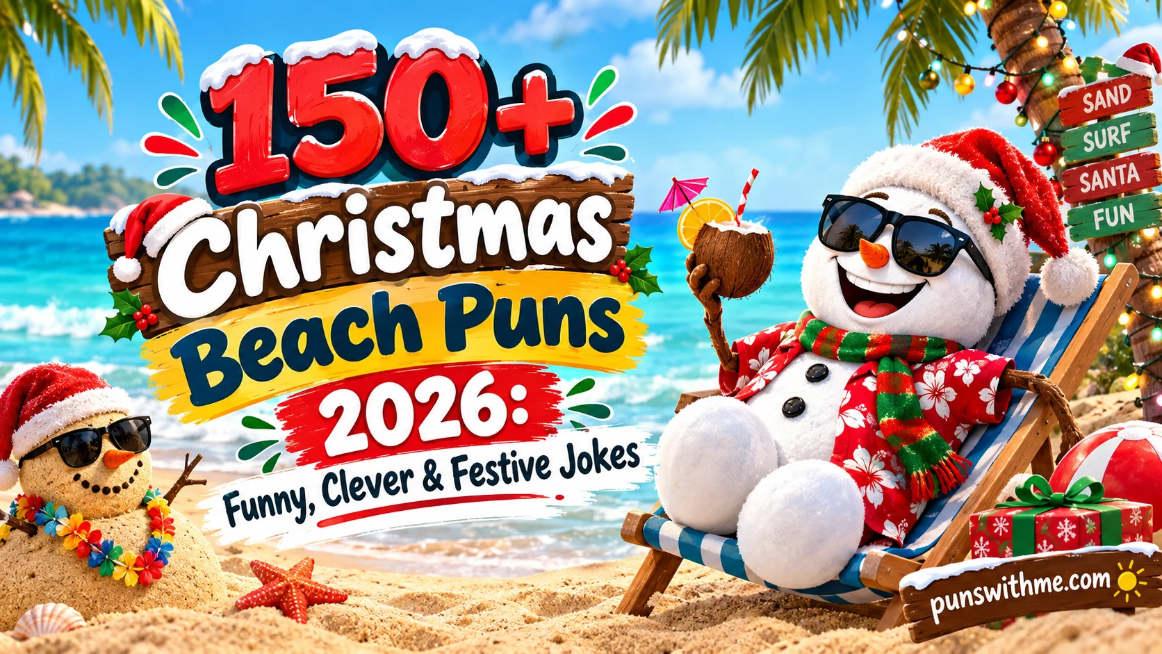 Christmas Beach Puns 2026: Funny, Clever & Festive Jokes
